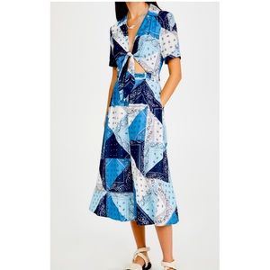 Staud Giorgiana Midi Dress